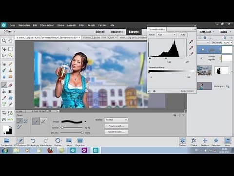 Invitation card: Assembling the images - Photoshop Elements 12 for digital photography