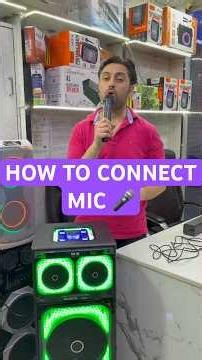 How to Connect Microphone 🎤 Mic in Home theatre 🤔 @gemcoindia #microphone #speaker #hometheater
