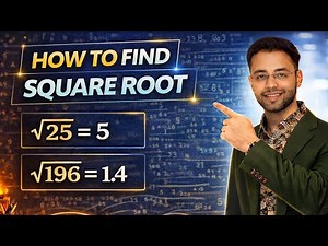 How To Find Square Roots By Long Division Method | Class 8 |