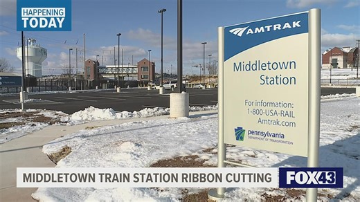 State officials to celebrate new train station in Middletown with ribbon cutting ceremony