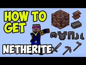 MINECRAFT How to Make a NETHERITE INGOT (EASY)