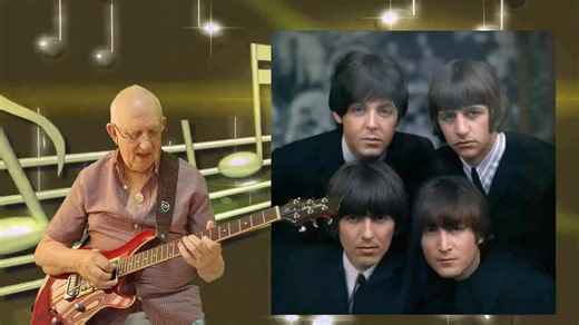 The night Before Beatles - Guitar instrumental by Dave Monk | Oldguitarmonkey