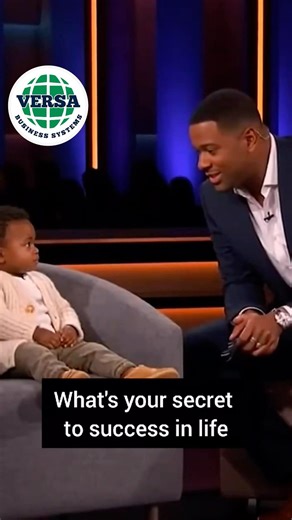 WHATS THE SECRET TO SUCCESS?! Sometimes the best response is the simplest.