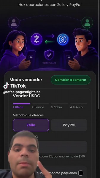 #greenscreen @cocowallets en su última actualización habilita un botón P2P para cambiar saldo es Zelle y PayPal por USDT dentro de su billetera, el cual puedas enviar a plataformas como @Binance o retirarlo a Bolivar vía pago móvil Comenta la palabra Coco Wallet o visité link mi perfil#venezolanosenelmundo #venezuela #zelle #usdt