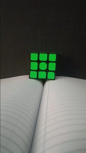 The paper cube transition upload #rubiks cube