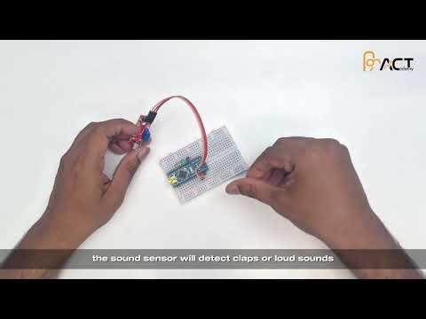 Sound-Activated LED Using Arduino Nano - Clap to Control