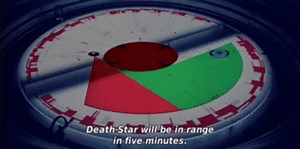 Death Star will be in range in five minutes. on Make a GIF