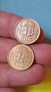 #fblifestyle Unicas Fechas 1983 1984 20 Centavos Cabeza Olmeca | HS Coins