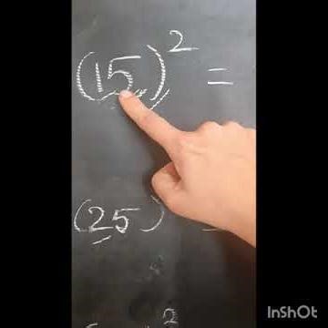 #vedic tricks to find out square numbers