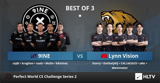 9INE vs Lynn Vision at Perfect World CS Challenge Series 2