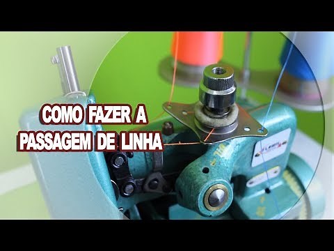 Passagem de Linha Overloque/Overlock Semi Industrial GN1-6D *Flawil Máquinas*