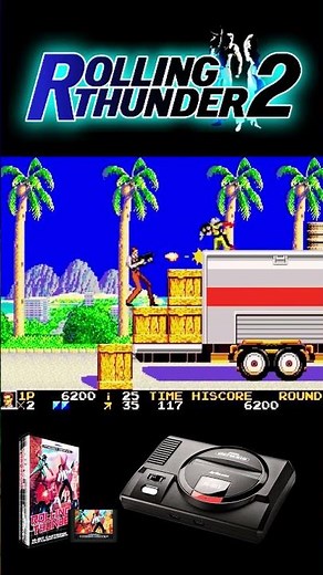 Rolling Thunder 2 - Sega (Mega Drive) #gameplay #retrogaming #megadrive #rollingthunder #sega