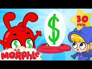 Money Eyes Morphle - The Bank Heist | Cartoons for Kids | Mila and Morphle | Morphle TV - Videos For Kids