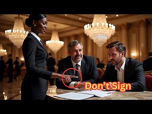 Black Waitress Warned the Billionaire: ‘Don’t Sign That’ — Then EXPOSED His Biggest Secret