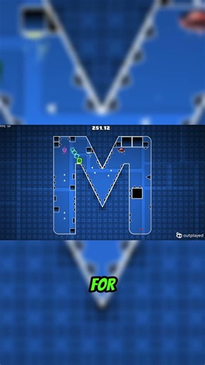 The entire ALPHABET in Geometry Dash! - A to Z #geometrydash