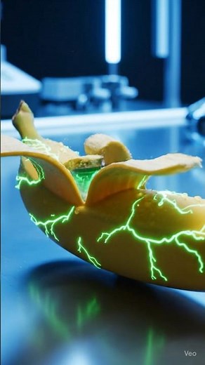 What’s Inside a Banana? An Alien World of Science 🤯#shorts