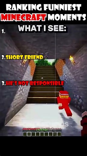 Ranking MINECRAFT Funniest Moments 😂 Part 17 #shorts