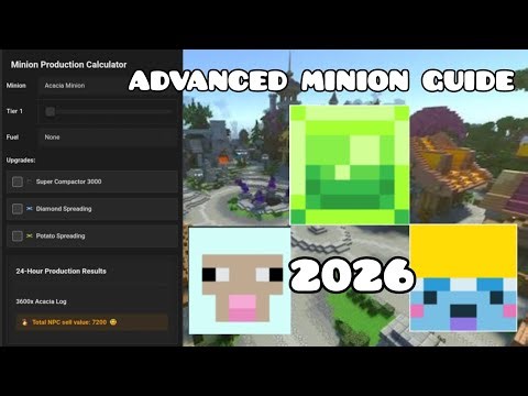HOW DO MINIONS WORK? [ADVANCED MINION GUIDE + TOP 3 BEST MINION FOR MONEY ] CRAFTERSMC SKYBLOCK 