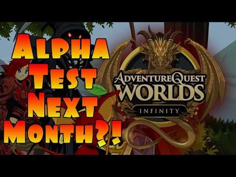 AQW Infinity Alpha Test Next MONTH?! You Can STILL Get A Custom Item! Trade Skills?!