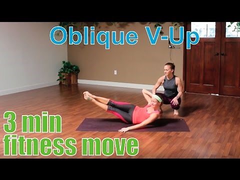 3 Minute Fitness Move - Oblique V-Up