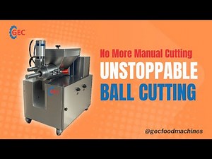 Automatic Dough Ball Cutting Machine | Chappati Ball Cutting Machine | Dough Ball Making | GEC