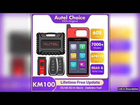 Autel KM100 KM100X Key Fob Programmer Universal Smart Key Generator Remote Immobilizer Tool Free Li