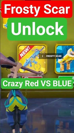 Frosty Scar in Crazy Red VS Blue 😳 rvb #redvsblue