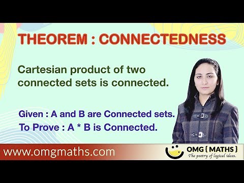 Cartesian product of two connected sets is connected | Real Analysis | Connectedness | Theorem