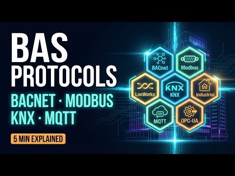 BAS Protocols Compared — BACnet, Modbus, KNX, MQTT & More