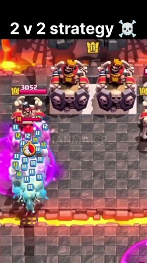 Broken 2v2 strategy!💀 #clashroyale #clashroyalememes #clashroyaleedit #clashroyalegameplay #cr