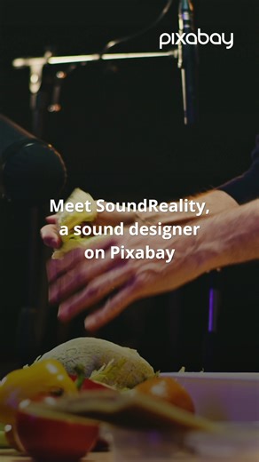 4.1K views · 23 reactions | Meet SoundReality, one of the top sound designers on Pixabay.  He offers a wide range of professional sound effects ready to enhance your sound narrative on videos, films, documentaries, podcasts... Read the whole interview on pixabay.com/blog | Pixabay | Facebook