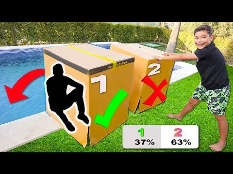 DON'T Push the Wrong MYSTERY BOX into the WATER ! C'est vous qui décidez !