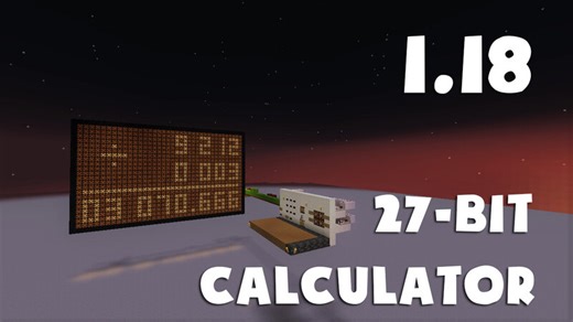 27-Bit Calculator | Minecraft 1.18+ Minecraft Map