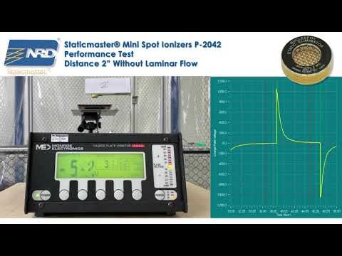 How Efficient is the Staticmaster® P-2042? Testing the Mini Spot Ionizer
