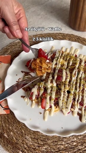 Small portion - Waffles (serves 2-3)