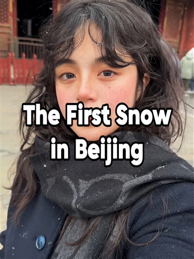 Can't believe it – snowed on my first trip to the Forbidden City! 😲 #china #travel #tour #fyp #nature #beijing #forbiddencity #snow #epicviews