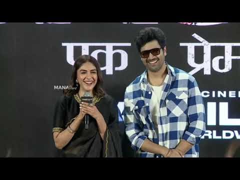 Mrunal Thakur Fun With Adivi Sesh | Dacoit Movie Hindi Trailer Launch Event