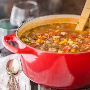 Sausage Lentil Soup Recipe - The Cookie Rookie®