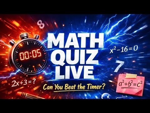 Live Math: Solve Before time Runs Out #shorts #mathquizlive