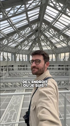 On the glass roof of the BnF Richelieu! 🤩