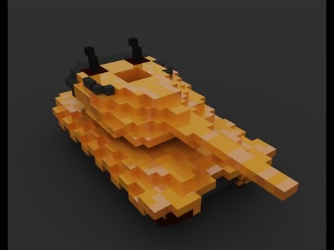 【Magica Voxel】オレの戦車
