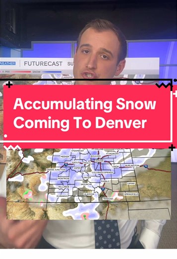Accumulating Snow Forecast for Colorado on December 28