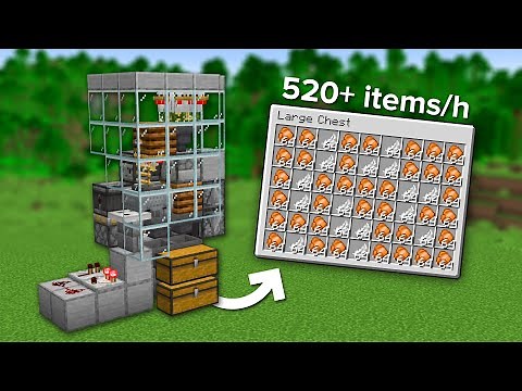 Minecraft Fully Automatic Chicken Farm Tutorial - 500+ items/h