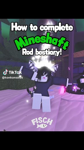 How to complete the Mineshaft rod bestiary / How to get the Free Spirit Rod in Roblox Fisch #roblox #fisch