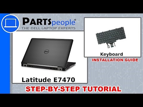 Dell Latitude E7470 (P61G001) Keyboard How-To Video Tutorial