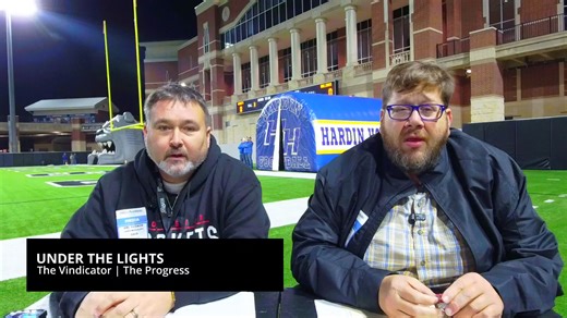 UNDER THE LIGHTS | Regional Semi Finals | Hardin vs Yoakum Pregame Show | The Vindicator