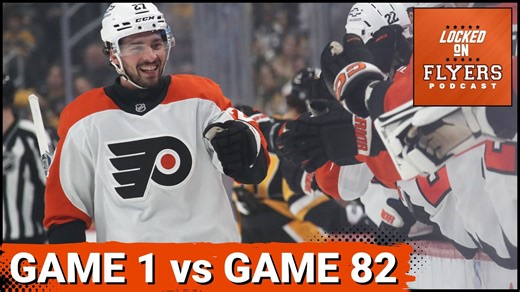 Philadelphia Flyers Lineup in Game 1 vs Game 82; Flyers Team Awards & NHL Draft Prospect Jackson Smith!