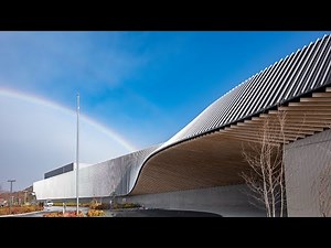 『空撮』ドローンで見る美しい屋根【東北日東工器㈱おおざそう工場】