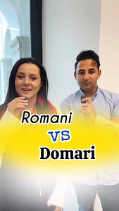 Romani is the language of the Roma people, who live all over the world, mainly in Europe and America. It belongs to the Indo-Aryan branch of the Indo-European languages. Domari is the language of the Dom people, spoken across the Levant and southeastern Anatolia. It also belongs to the Indo-Aryan branch of the Indo-European languages. While it is related to Romani, Domari is not a subgroup of it. In the video Anastasiia @ankovalia and Kamal @kamal_kelzi are comparing some Romani and Domari words