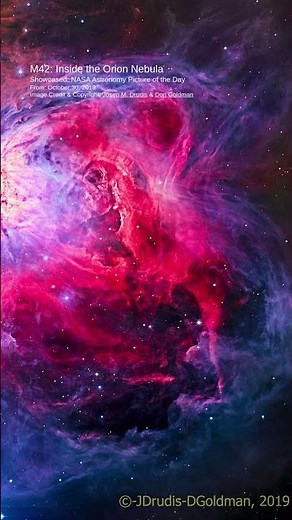 A breathtaking view revealed the heart of the Orion Nebula #NASA #Space